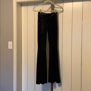 Dressy bell bottom velvet with unique design